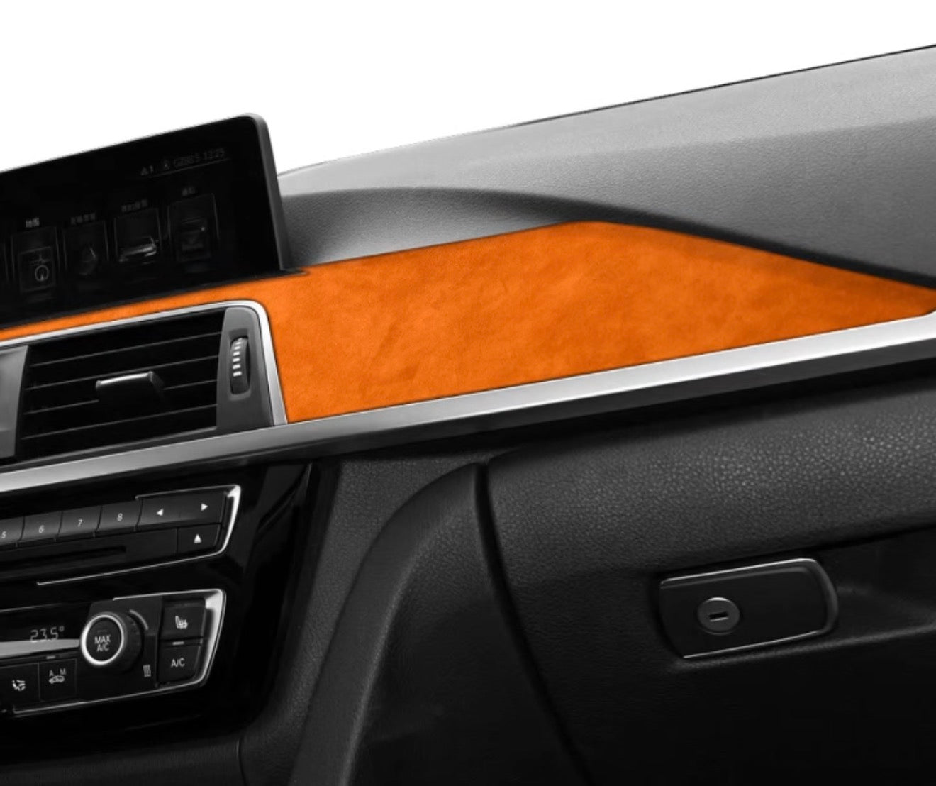 BMW 3 4 Series F30 F32 F34 Alcantara Dashboard Trim Cover