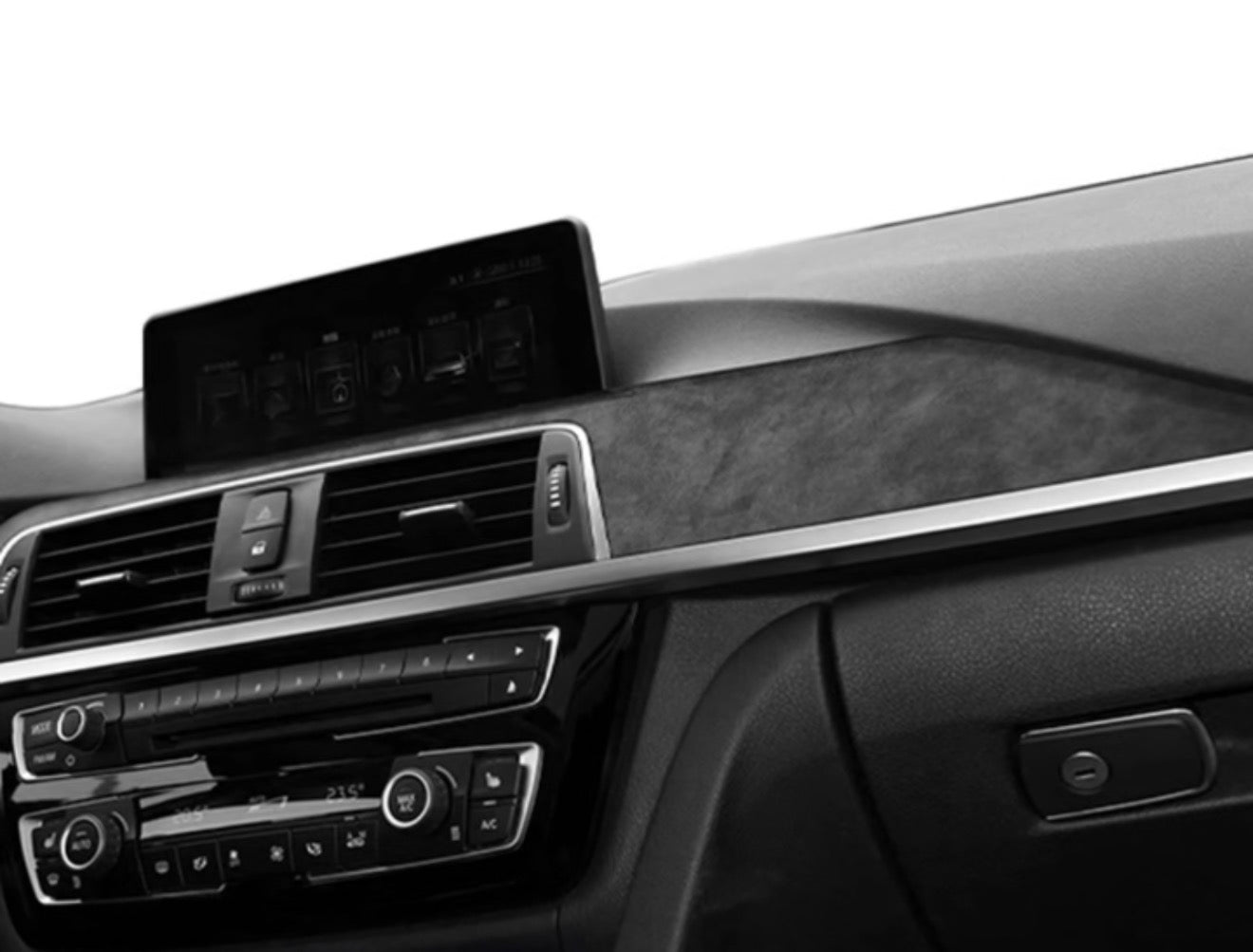 BMW 3 4 Series F30 F32 F34 Alcantara Dashboard Trim Cover