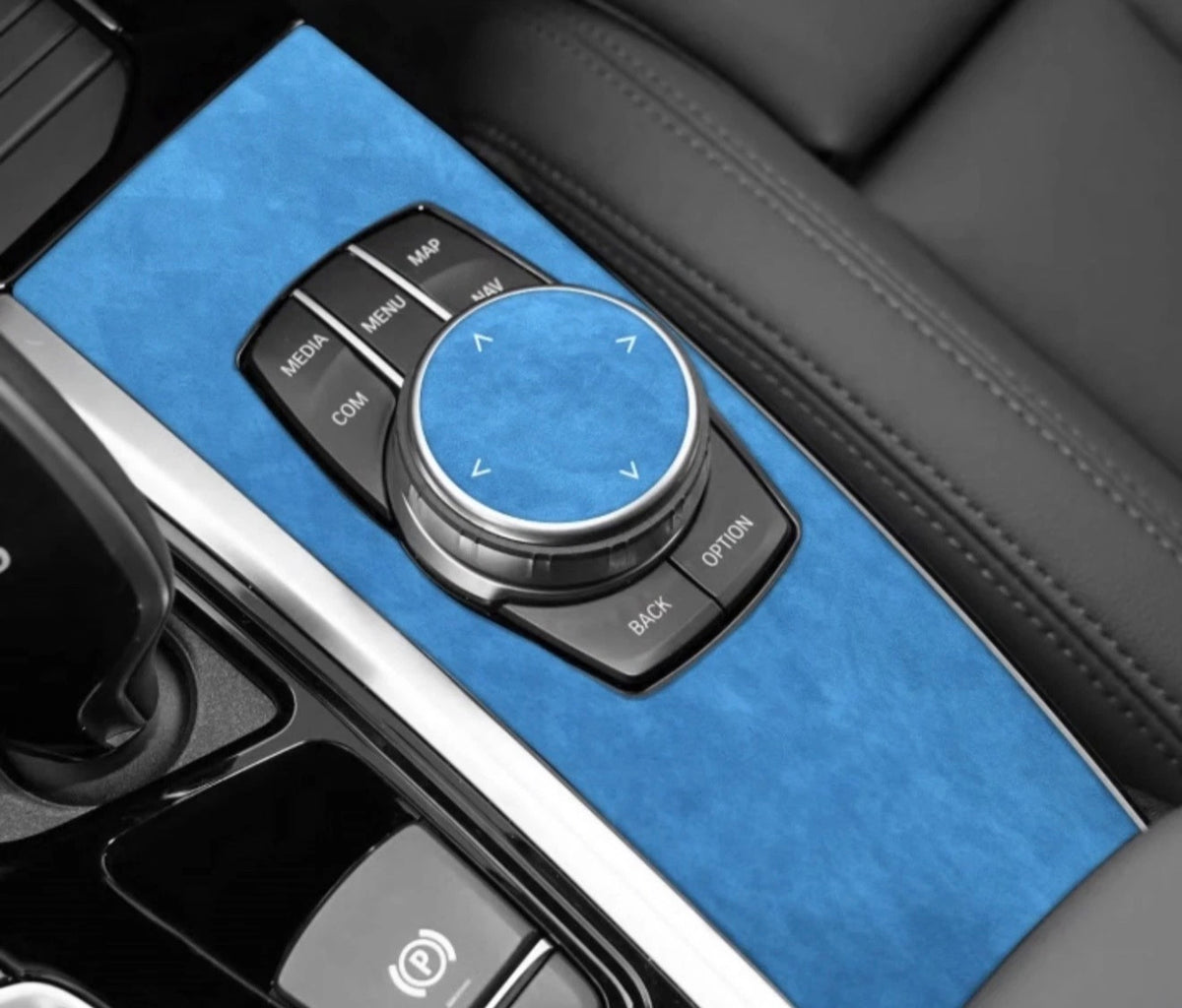 Alcantara Multimedia Centre Console Cover Trim for BMW X3 G01 X4 G02 2018-21 RHD