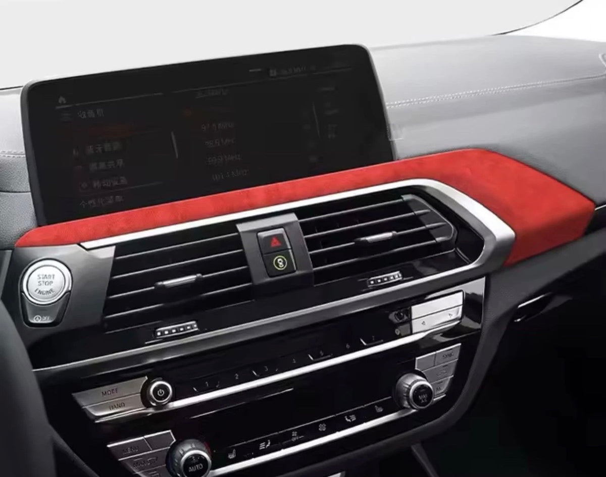 Alcantara Dashboard Trim Cover for BMW X3 G01 X4 G02 2018-2021 RHD