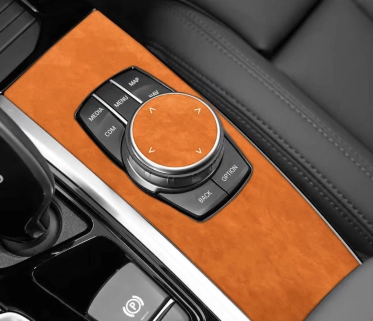 Alcantara Multimedia Centre Console Cover Trim for BMW X3 G01 X4 G02 2018-21 RHD