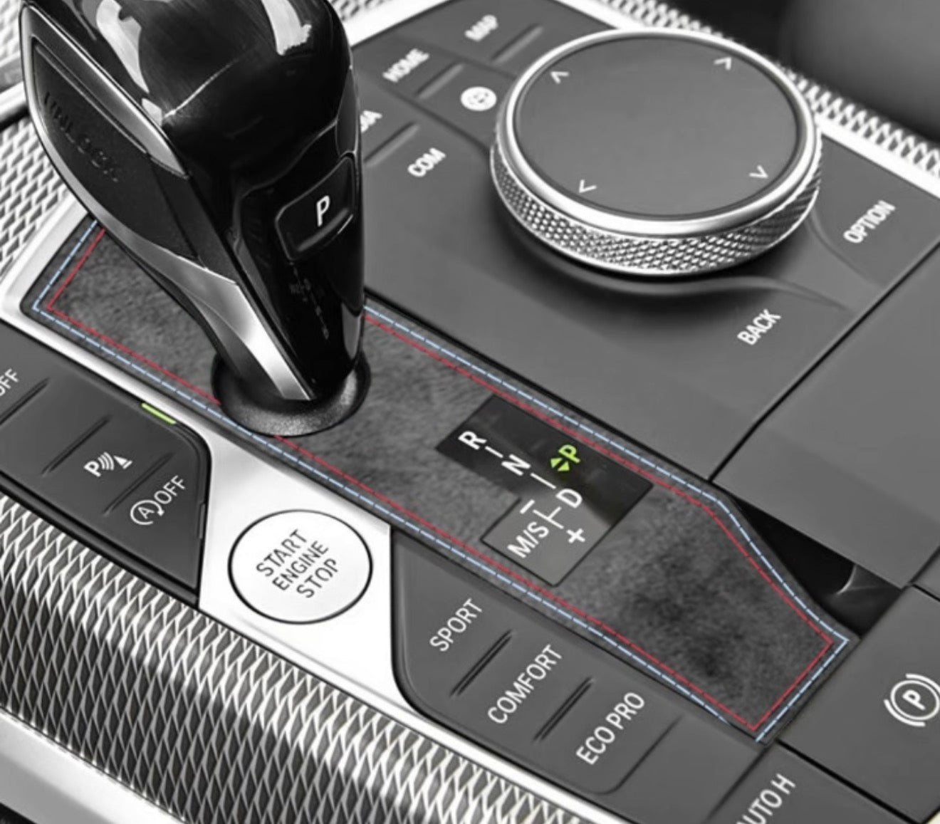 BMW G Series Gear Shifter Panel Trim Cover
