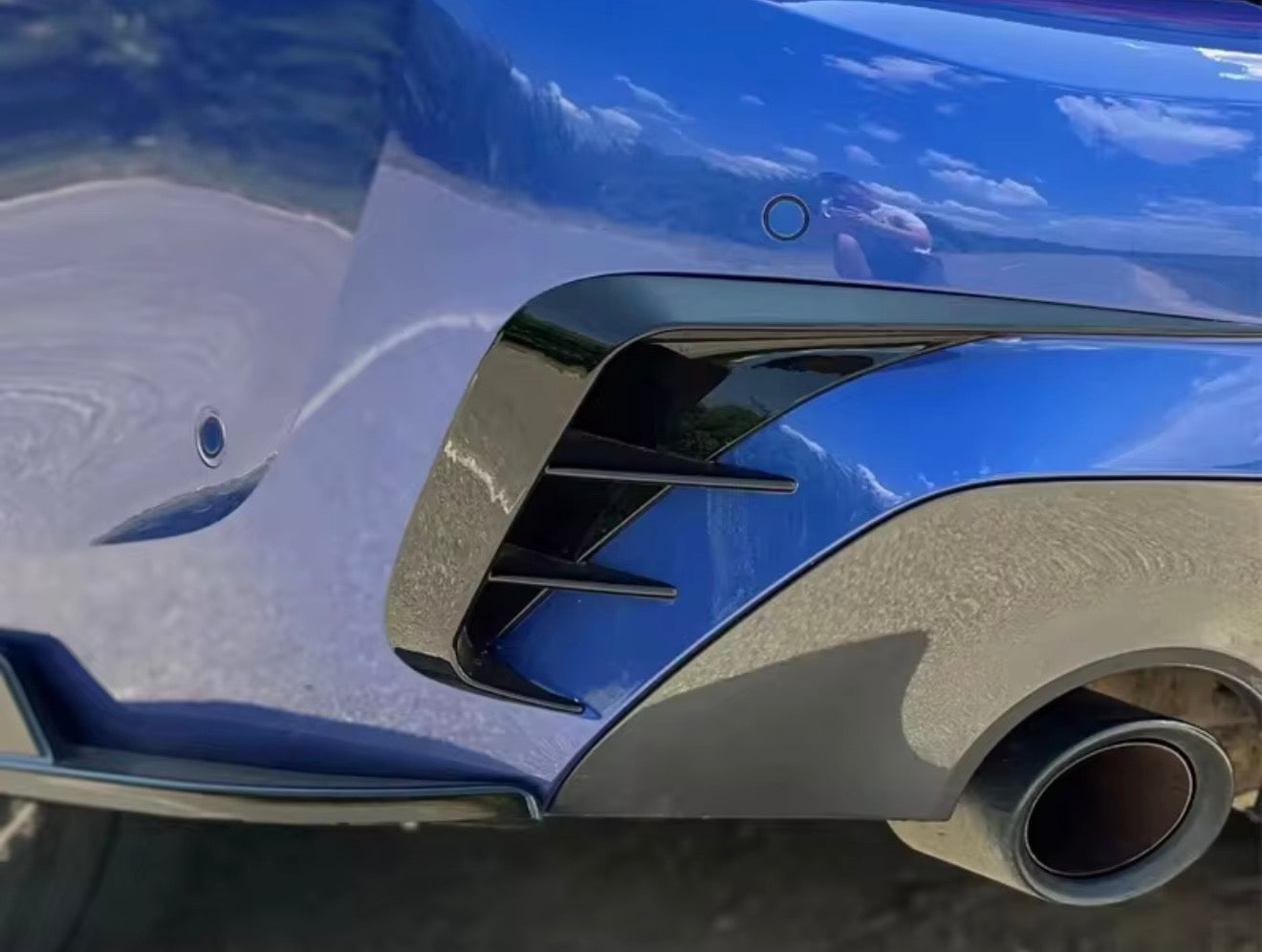 Rear Bumper Side Vent Canard for BMW 3 Series G20 G28 2019-2022