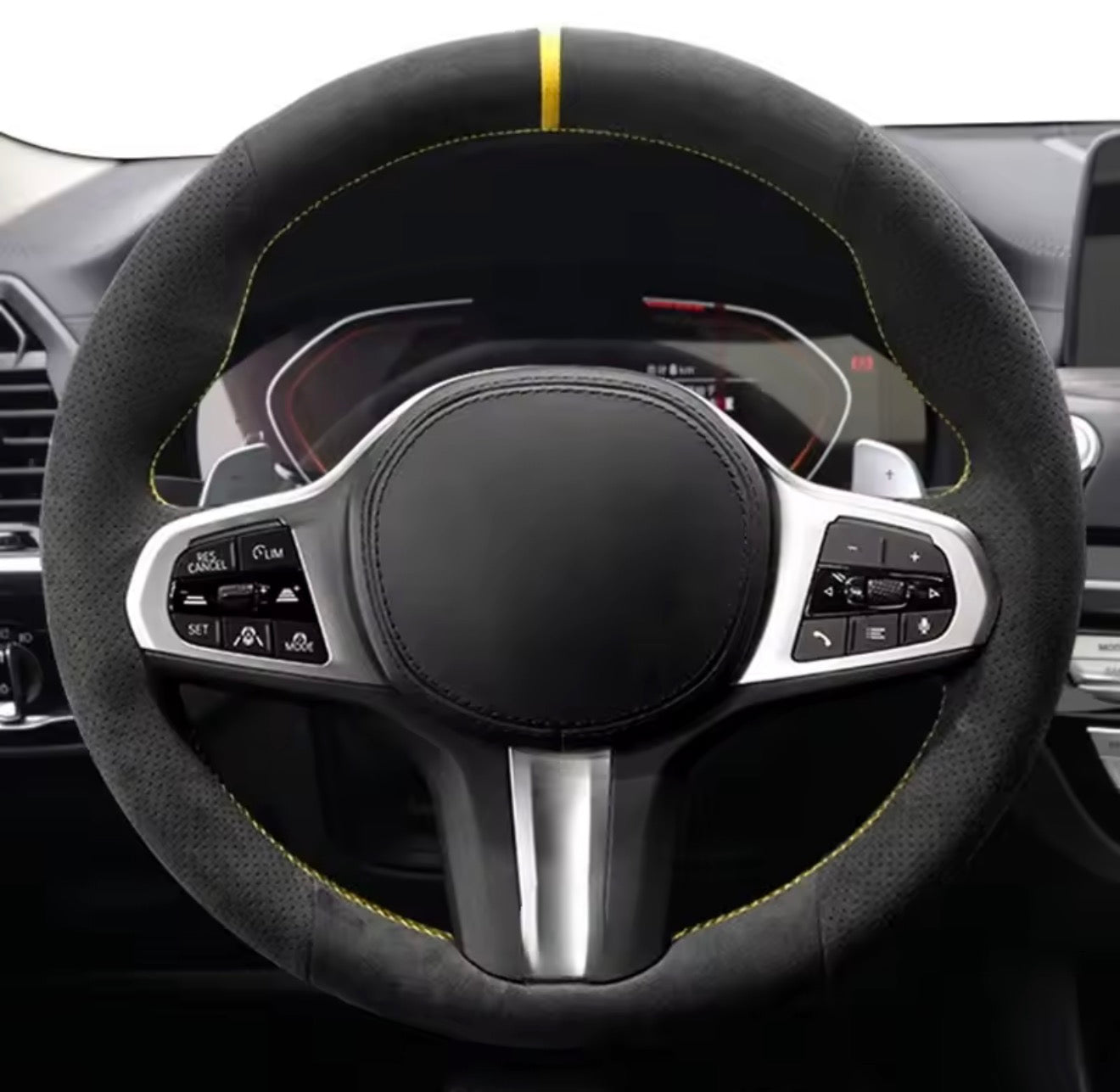 BMW G-Series Suede Steering Wheel Cover