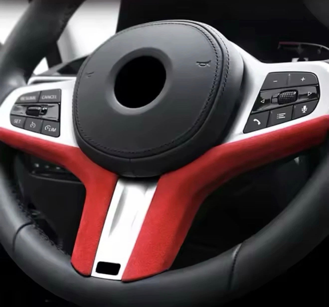 BMW 1 2 3 5 6 7 Series X3 X4 X5 X6 Alcantara Steering Wheel Trim