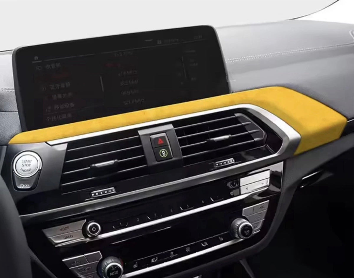 Alcantara Dashboard Trim Cover for BMW X3 G01 X4 G02 2018-2021 RHD