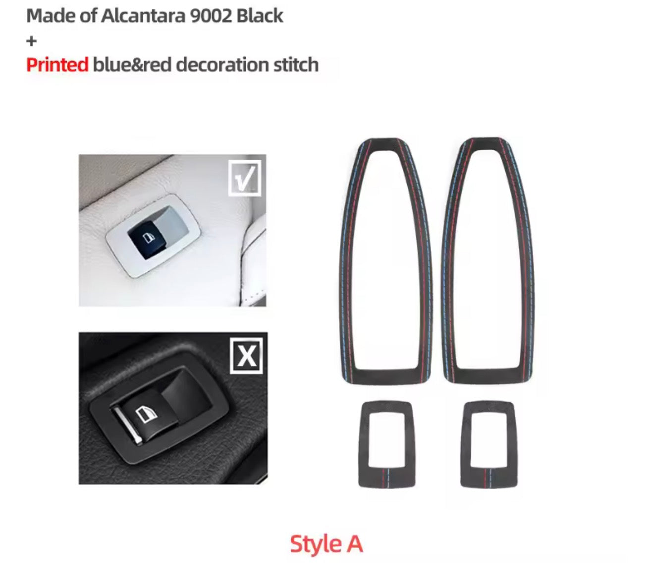 BMW 1 3 4 Series F20 F30 F34 F48 Window Switch Panel Trim