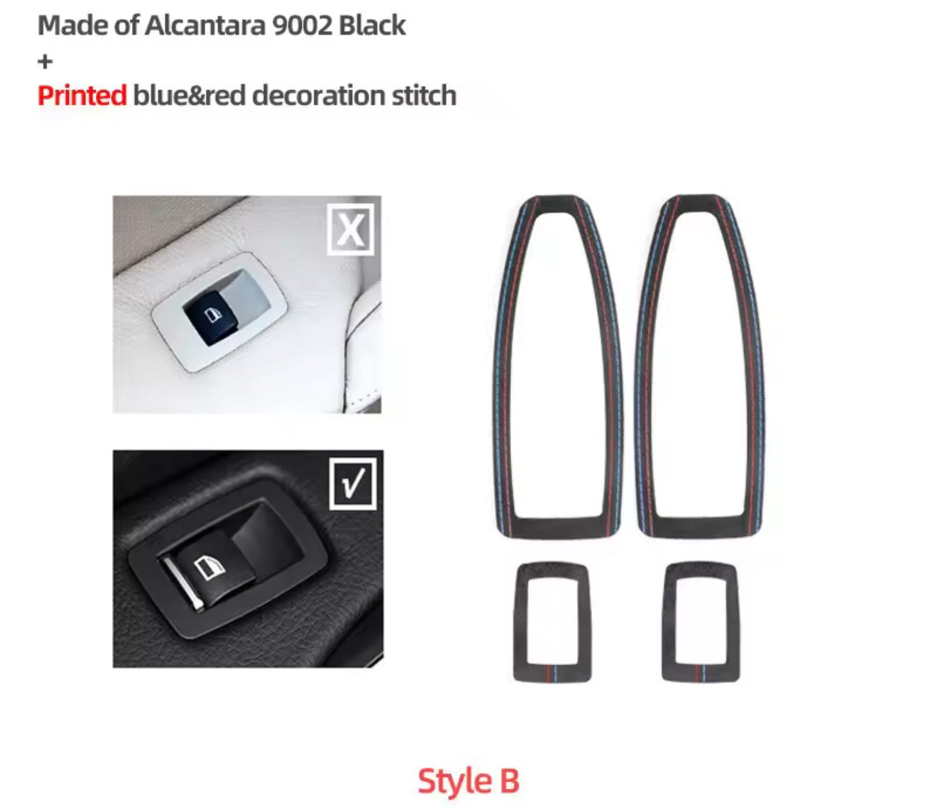 BMW 1 3 4 Series F20 F30 F34 F48 Window Switch Panel Trim