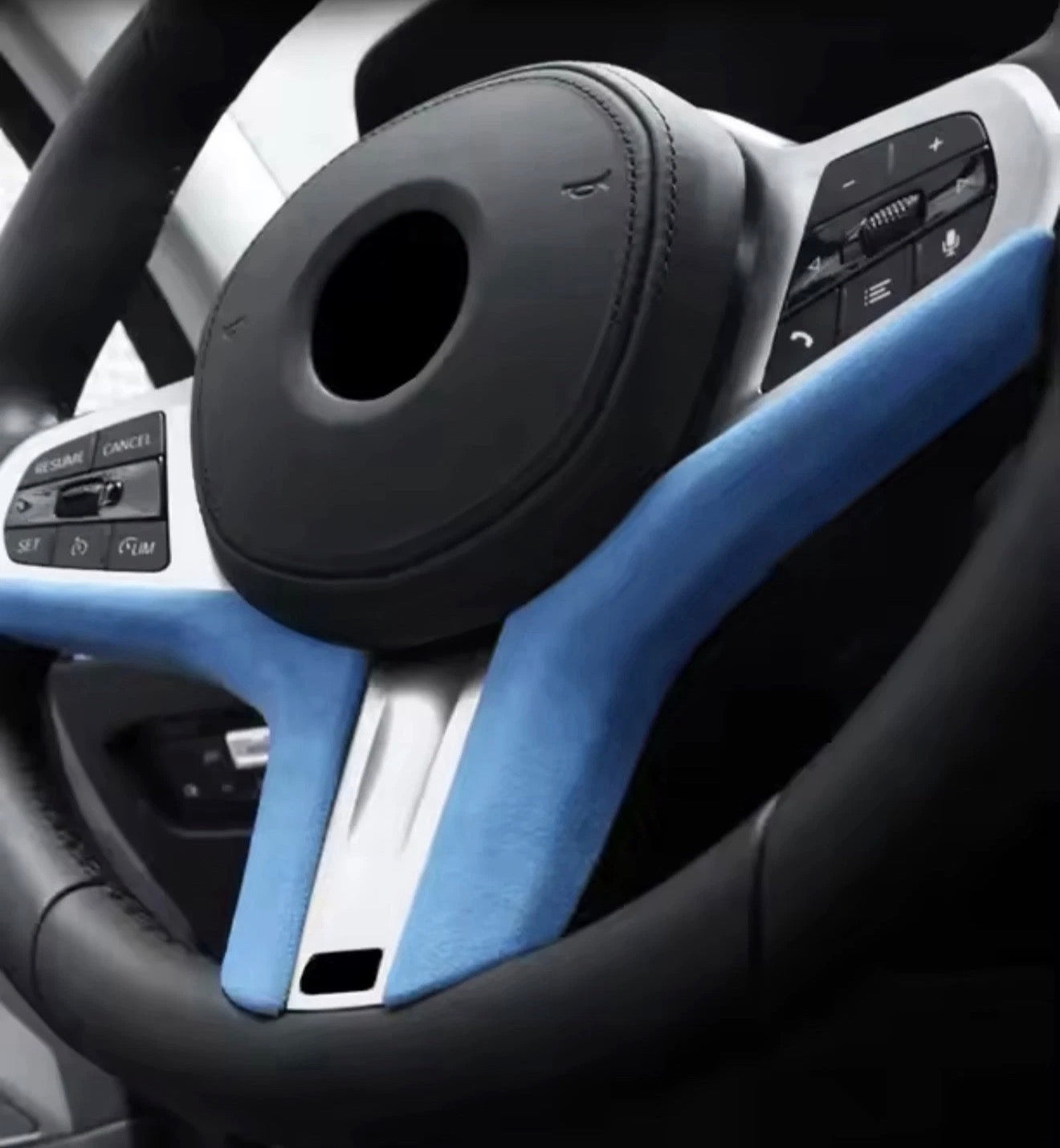 BMW 1 2 3 5 6 7 Series X3 X4 X5 X6 Alcantara Steering Wheel Trim