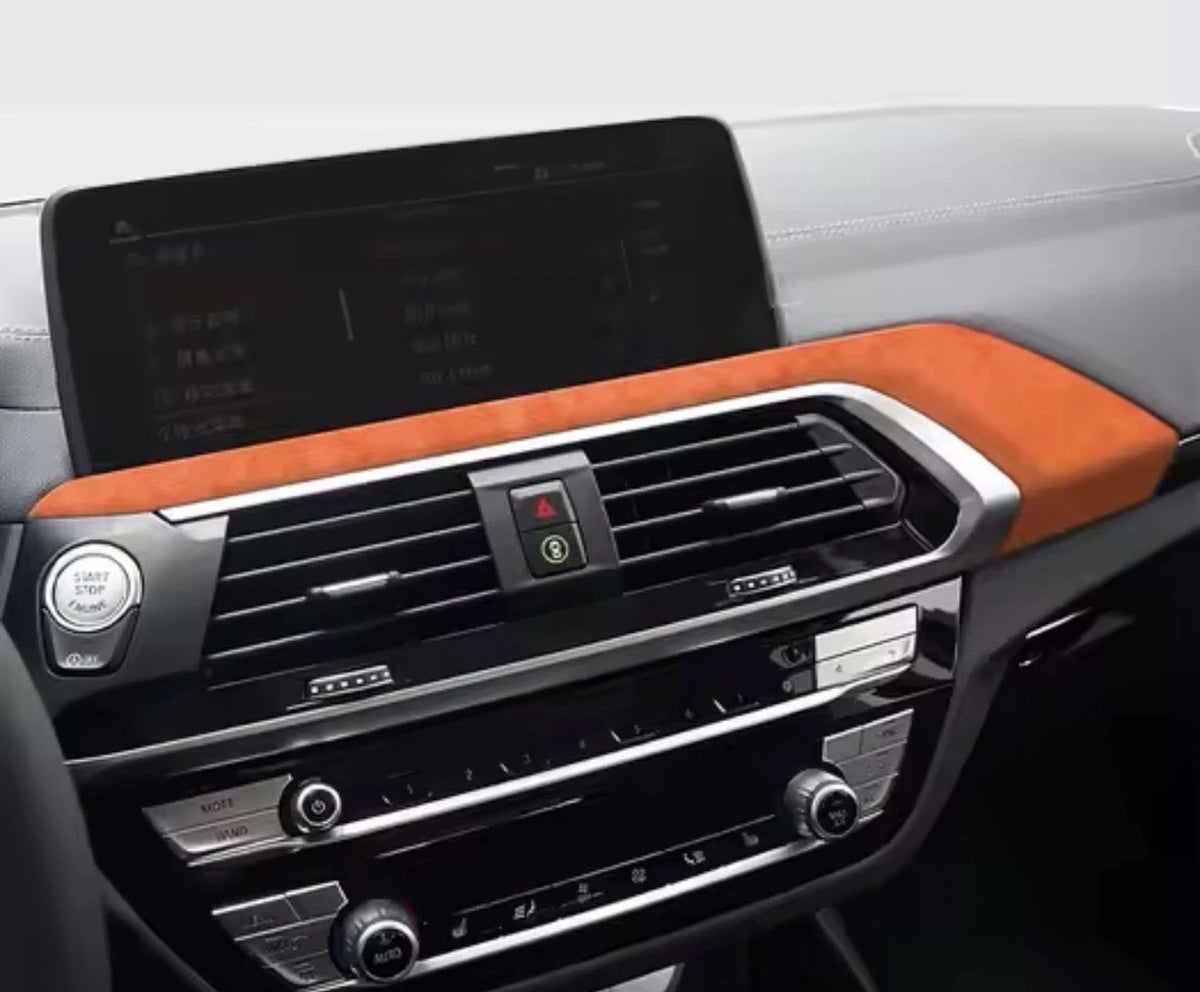 Alcantara Dashboard Trim Cover for BMW X3 G01 X4 G02 2018-2021 RHD