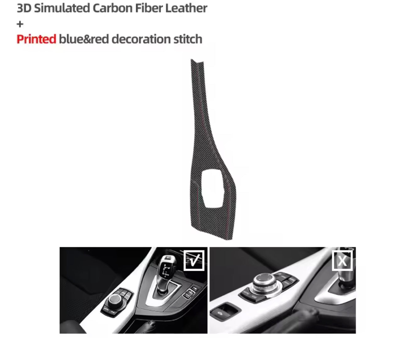 BMW 1 2 Series F20 F21 F22 Centre Console Trim Cover