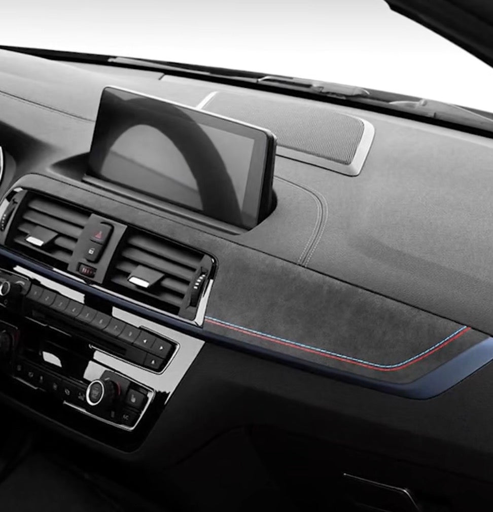 BMW 1 2 Series F20 F21 F22 Alcantara Dashboard Panel Trim Cover