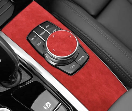 Alcantara Multimedia Centre Console Cover Trim for BMW X3 G01 X4 G02 2018-21 RHD