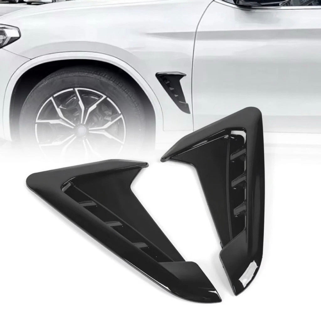 BMW X3 G01 X4 G02 Gloss Black Side Air Vent Canards