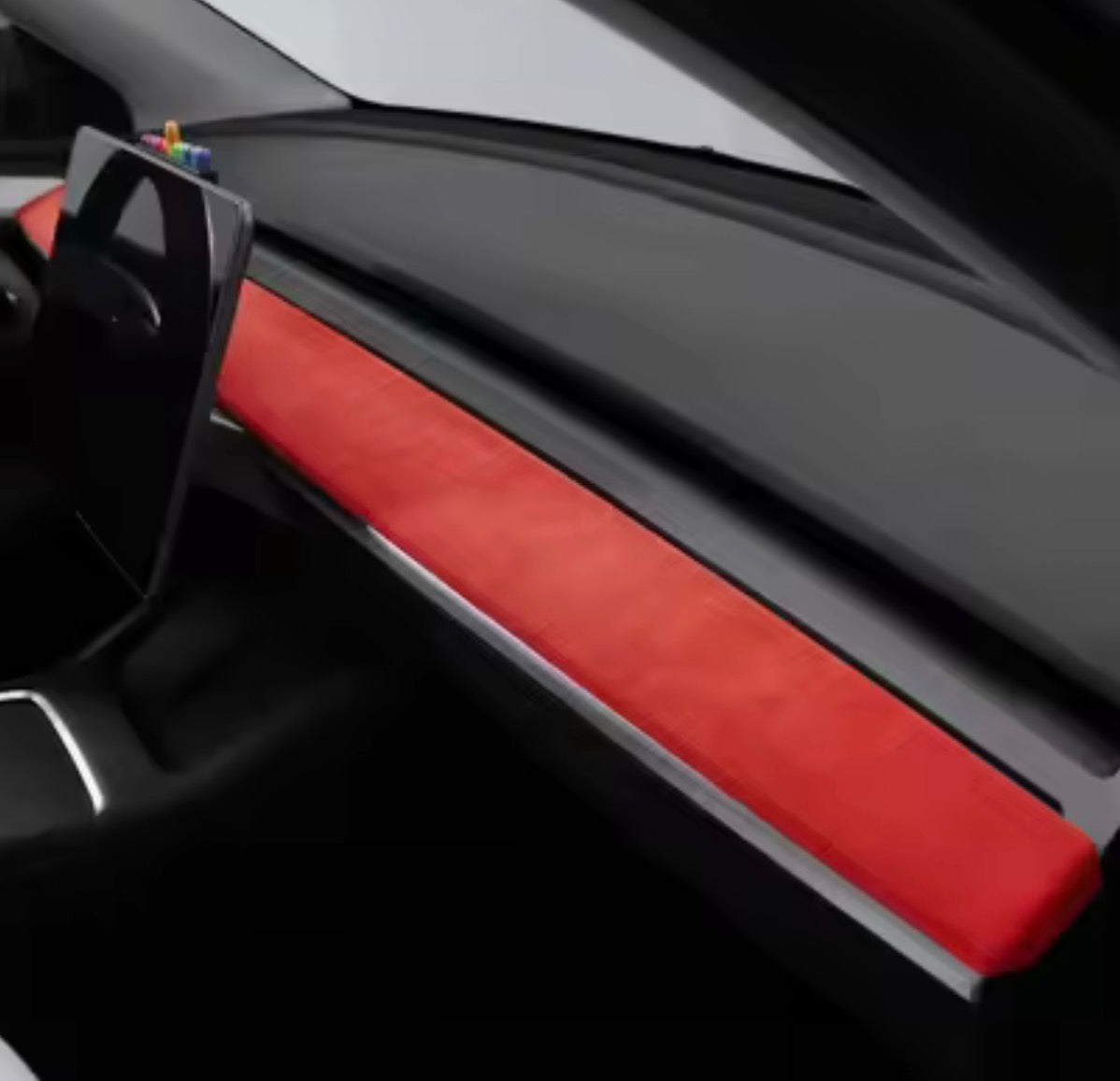 Tesla Model 3 Model Y Alcantara Dashboard Trim Cover