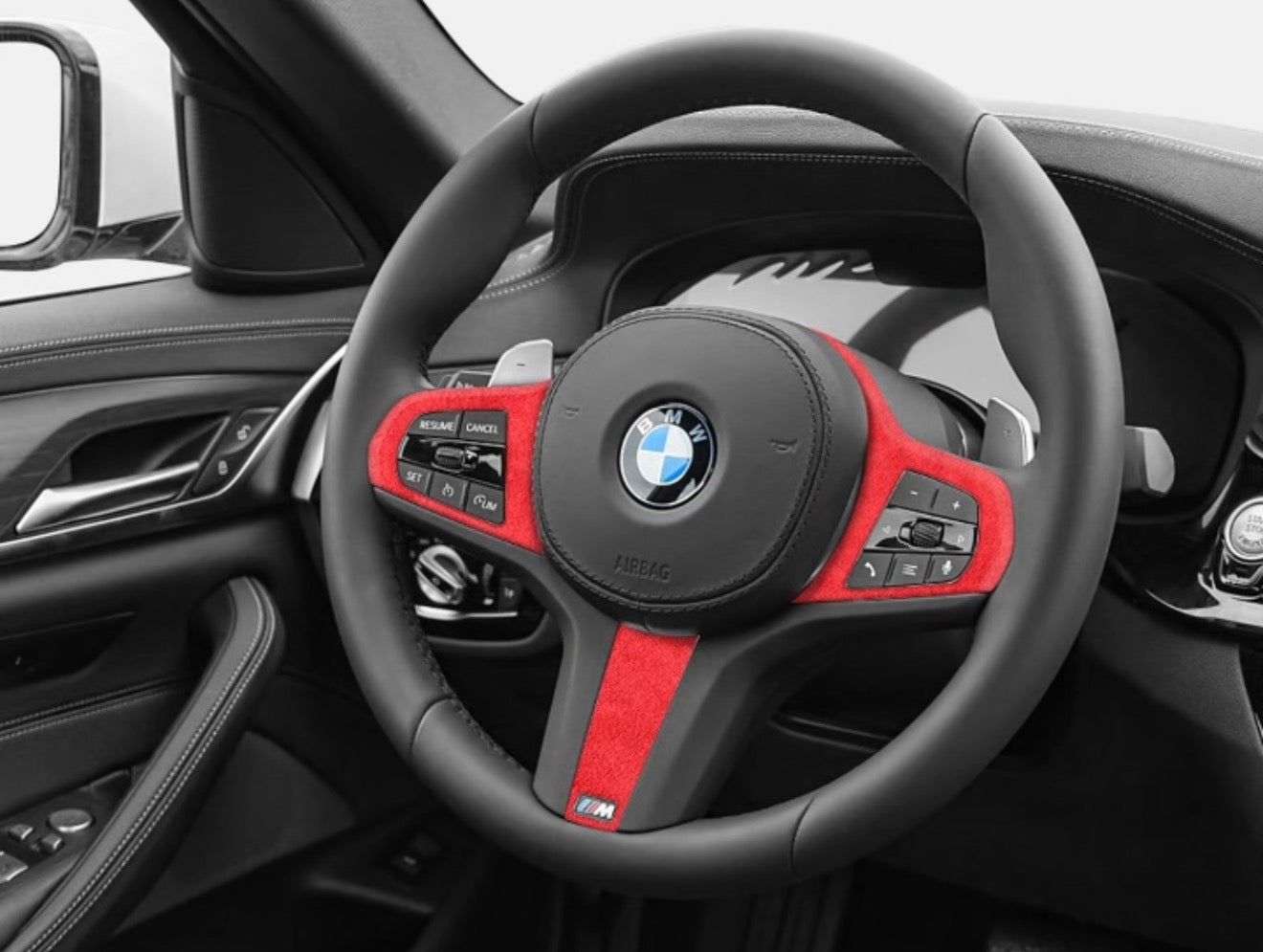 BMW G-Series Alcantara Steering Wheel Trim