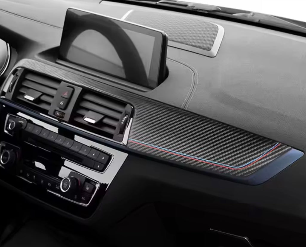 BMW 1 2 Series F20 F21 F22 Carbon Fibre Style Dashboard Panel Trim Cover