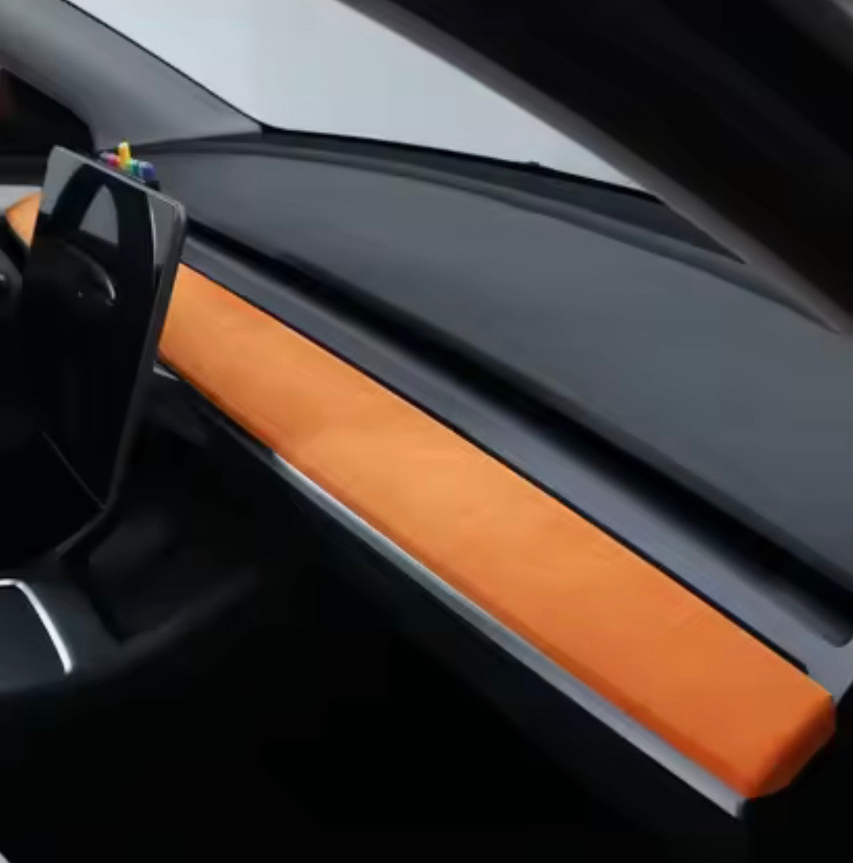 Tesla Model 3 Model Y Alcantara Dashboard Trim Cover