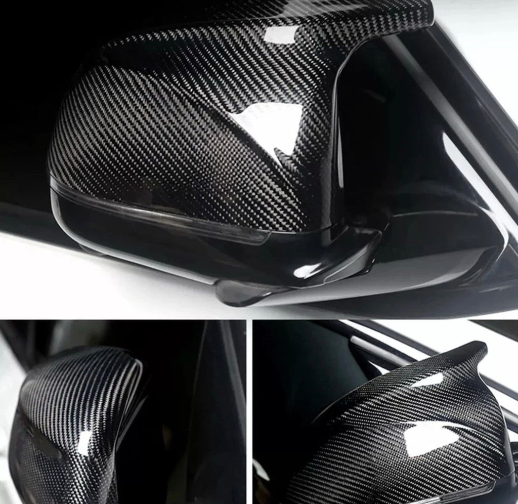 BMW X-Series REAL Carbon Fibre Wing Mirror Cover Caps M-Style