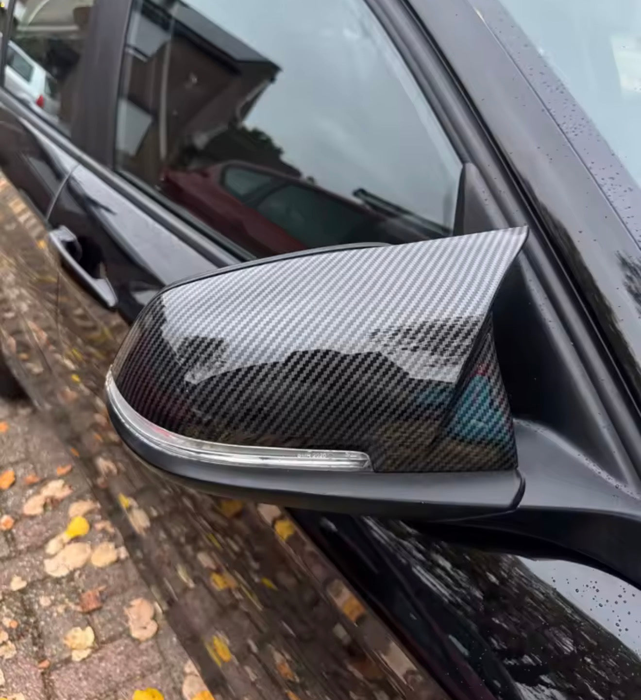 M Style Mirror Caps For BMW 1 2 3 4 F-Series