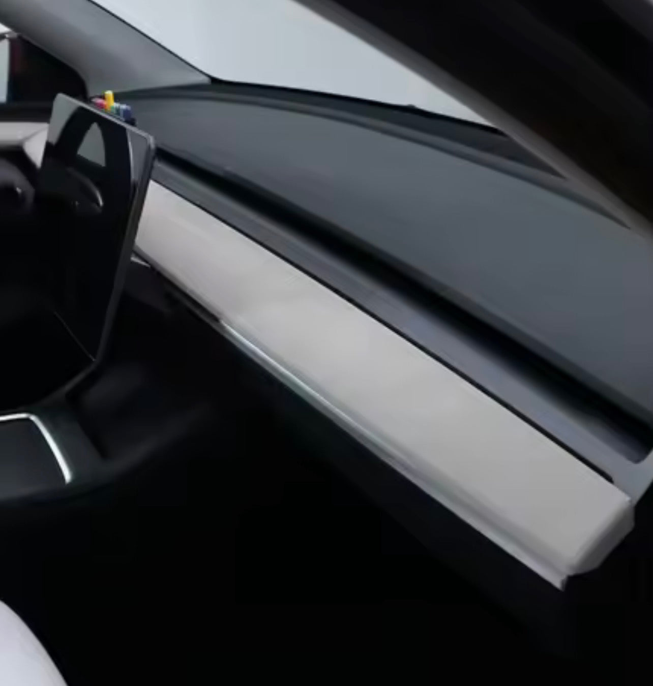 Tesla Model 3 Model Y Alcantara Dashboard Trim Cover