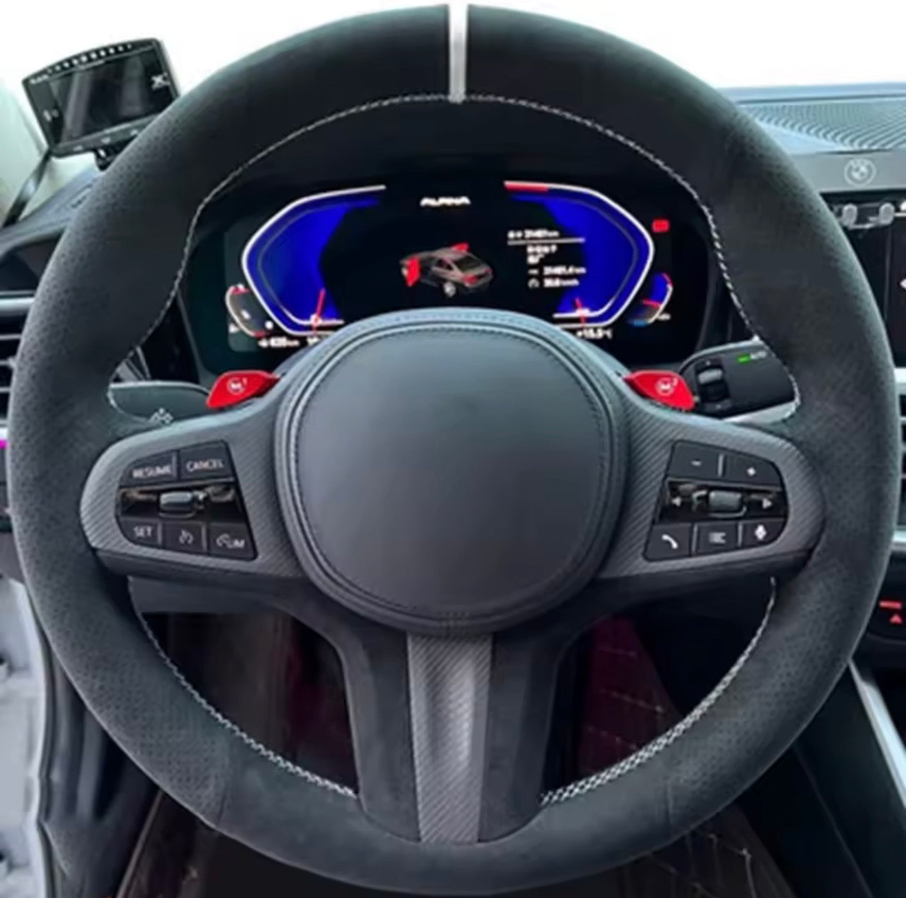 BMW G-Series Suede Steering Wheel Cover