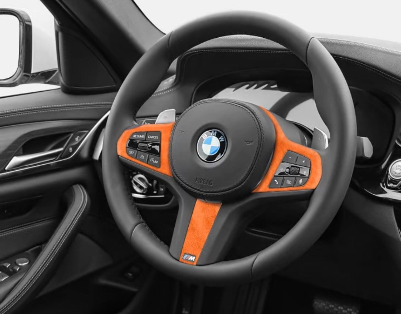 BMW G-Series Alcantara Steering Wheel Trim