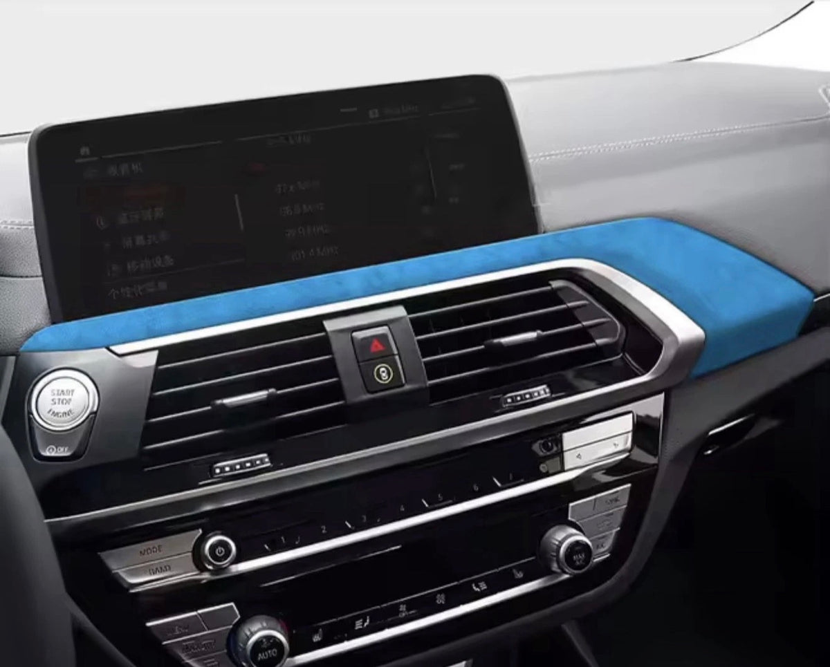Alcantara Dashboard Trim Cover for BMW X3 G01 X4 G02 2018-2021 RHD