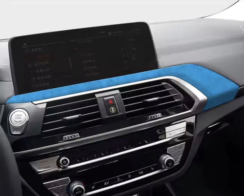Alcantara Dashboard Trim Cover for BMW X3 G01 X4 G02 2018-2021 RHD