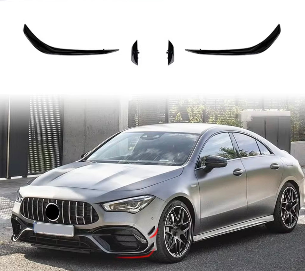 Mercedes CLA45 AMG C118 2020-2021 Gloss Black Canards