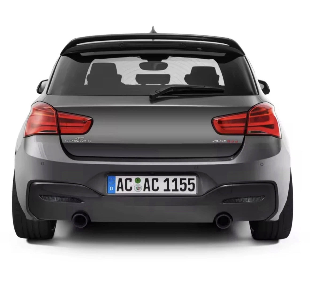 BMW 1 Series F20 F21 Gloss Black Honeycomb Rear Reflector Inserts