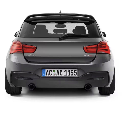 BMW 1 Series F20 F21 Gloss Black Honeycomb Rear Reflector Inserts