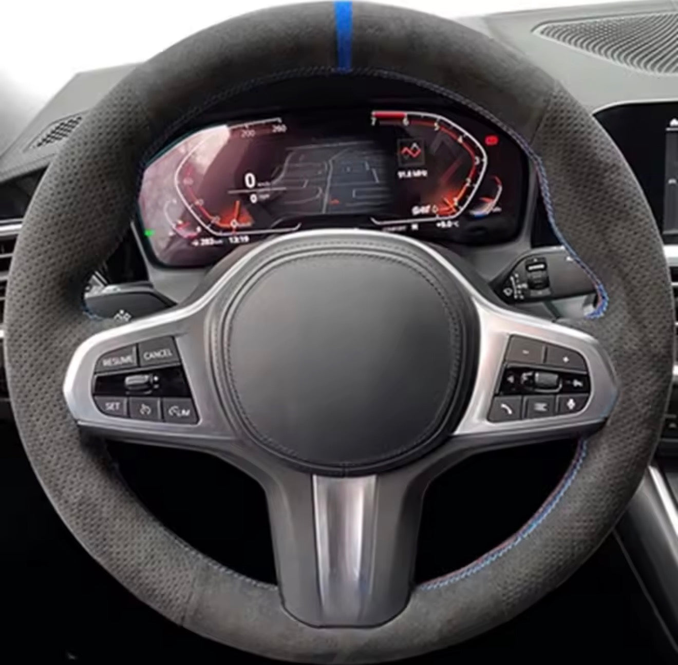 BMW G-Series Suede Steering Wheel Cover