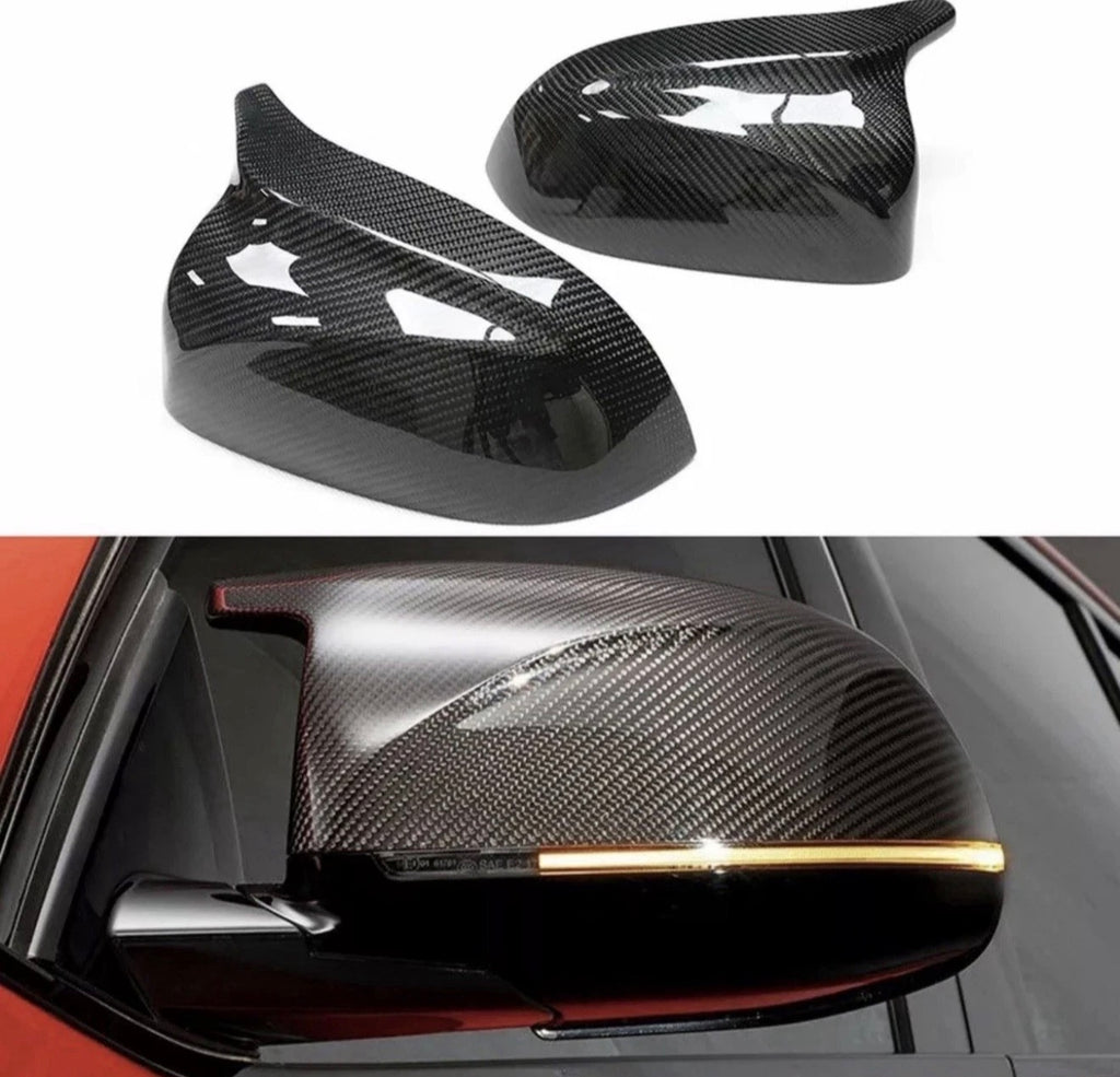 BMW X-Series REAL Carbon Fibre Wing Mirror Cover Caps M-Style