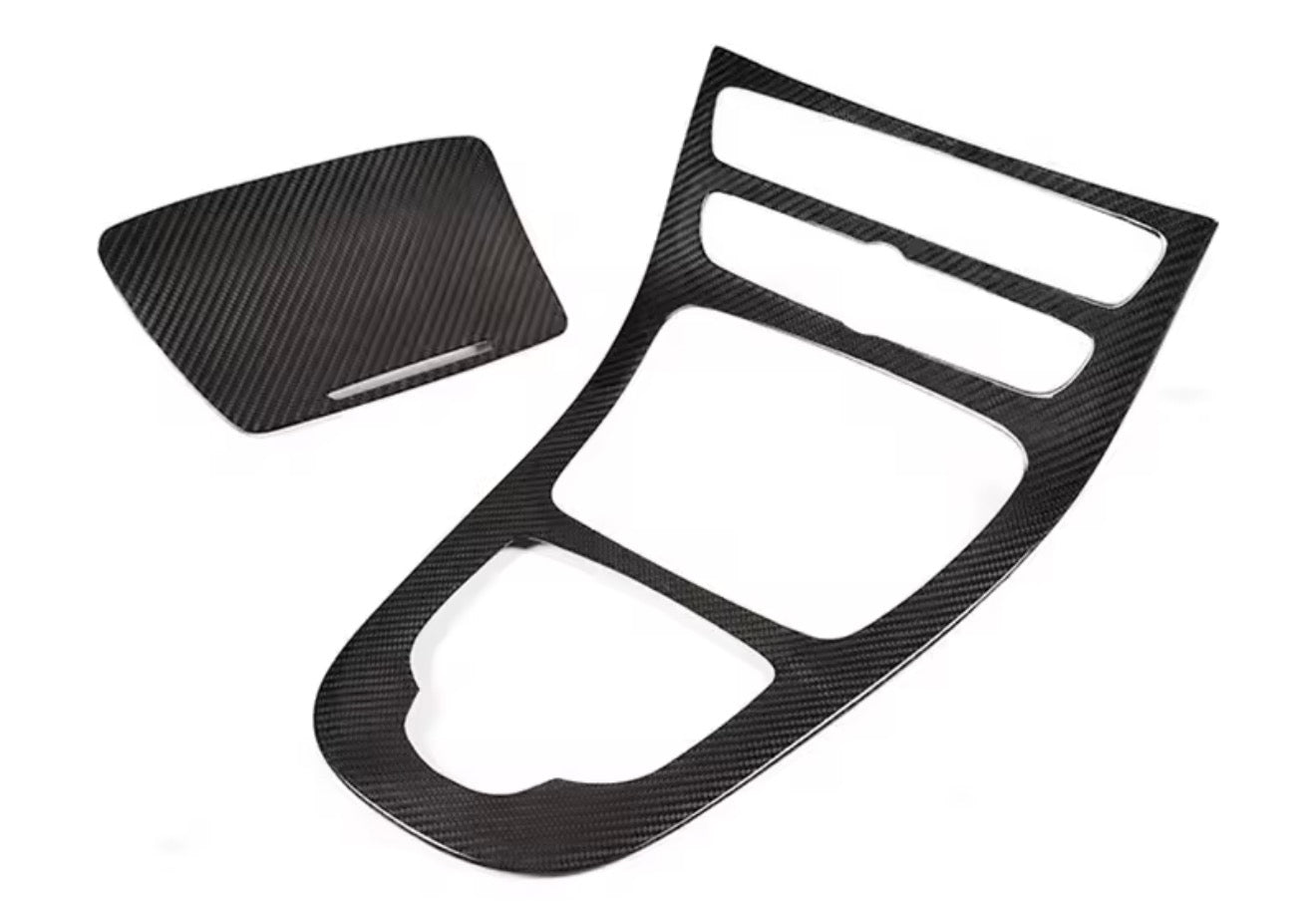 Mercedes E Class W213 Carbon Fibre Style Centre Console Trim