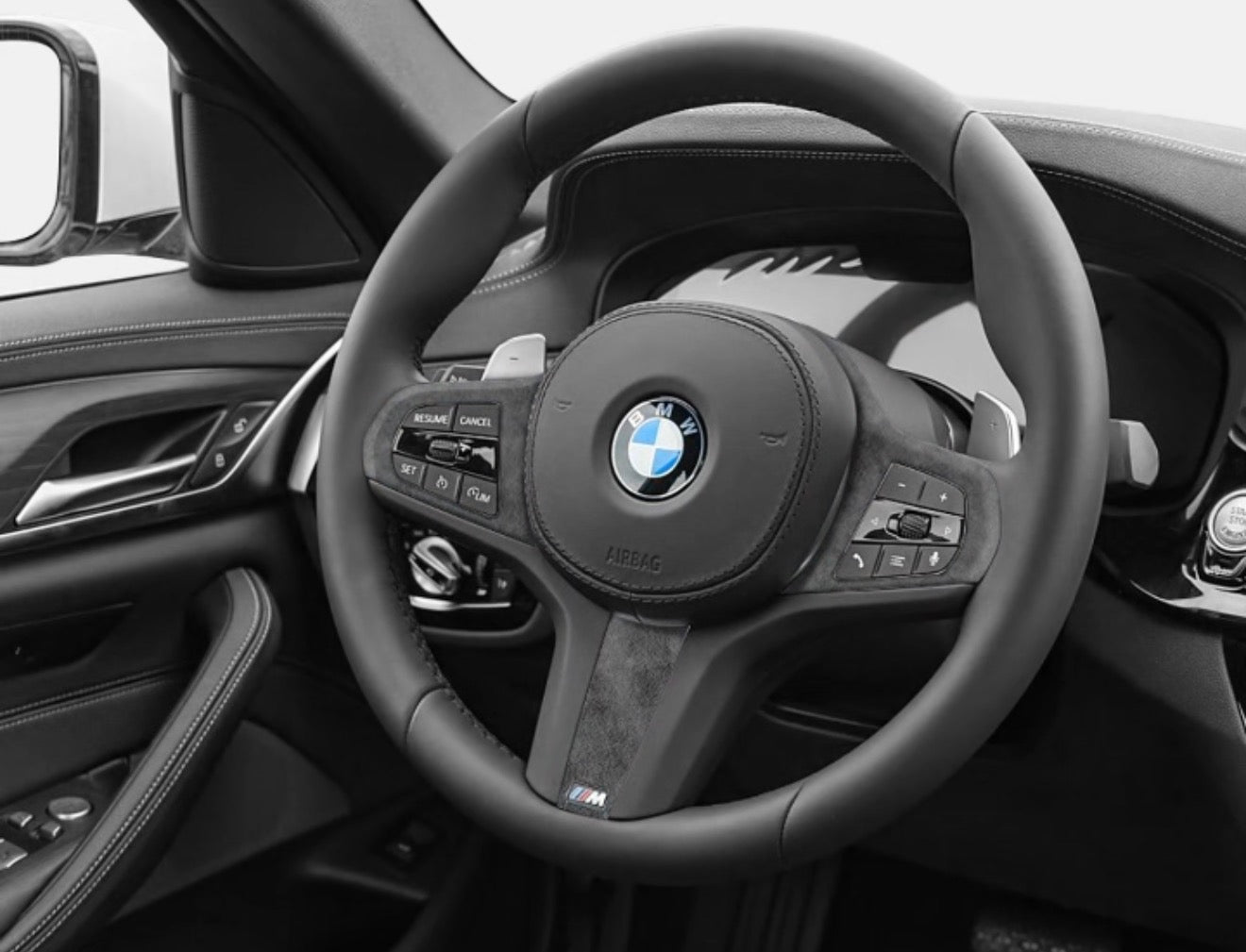 BMW G-Series Alcantara Steering Wheel Trim