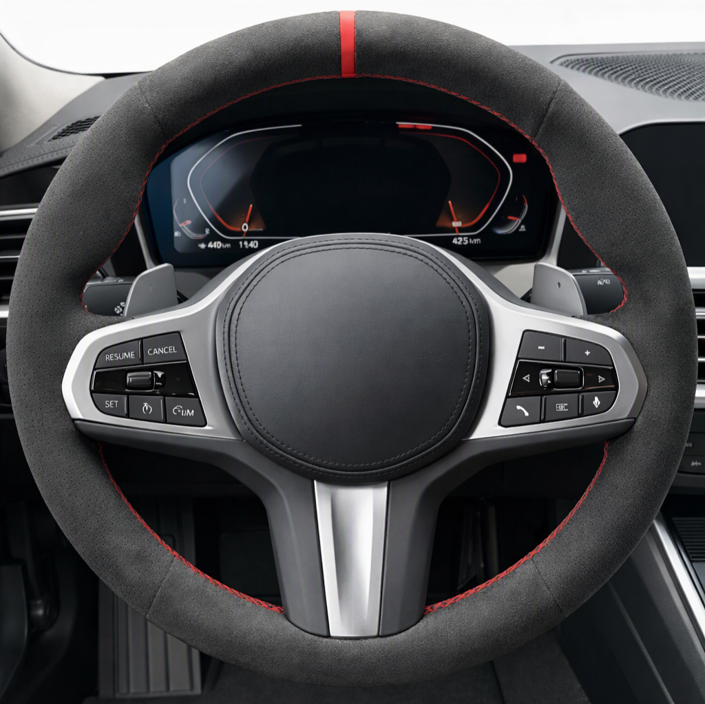 BMW G-Series Suede Steering Wheel Cover