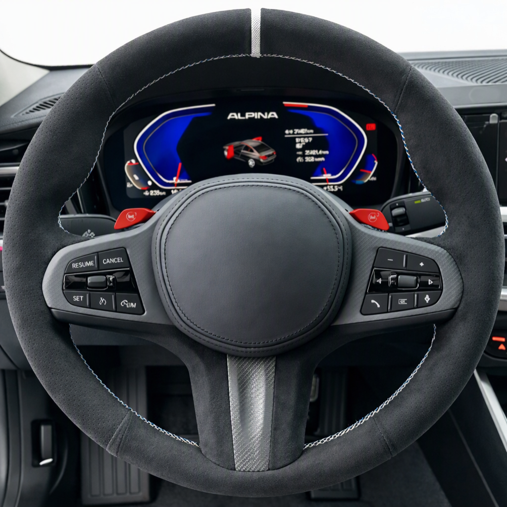 BMW G-Series Suede Steering Wheel Cover